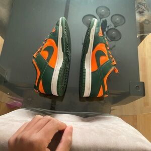 Nike Green and Orange Sneakers